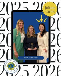 Danke, Juliane! 💙💛

Ein herzliches Dankeschön an Juliane Carow vom Lions Club Aachen Aix-la-Chapelle 2024/25.

In ihrem Amtsjahr hat sie viel bewegt, vieles erneuert und neue Impulse gesetzt – mit Herz, Verstand und Weitblick. Sie hat nicht nur zahlreiche Kontakte geknüpft und Projekte angestoßen, sondern auch unser Clubleben durch neue Perspektiven und frischen Elan bereichert.

Wir freuen uns sehr, dass sie uns auch weiterhin als Past-Präsidentin begleiten und unterstützen wird.

Danke, liebe Juliane, für dein außergewöhnliches Engagement und deine inspirierende Führung! 🧡

#LionsClub #AixLaChapelle #Leadership #Ehrenamt #Dankbarkeit #Netzwerk #GemeinsamStark