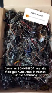 Brillen Recycling über @lionsclubs. #lionsforsight Danke vor allem an @horst.vom.sonnentorladen.ac für die tolle Unterstützung und Sammlung!! gemeinsam Gutes tun 😊#aachen #lionsaix #gemeinsamstark #lionsclub